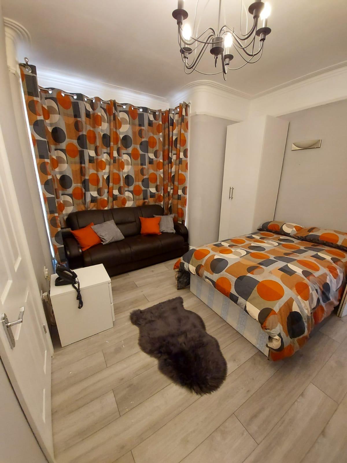 Bright supported housing interior